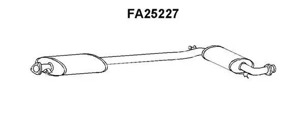 Предглушитель выхлопных газов FA25227 VENEPORTE