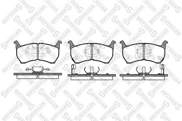 Колодки тормозные дисковые 175-002-SX STELLOX