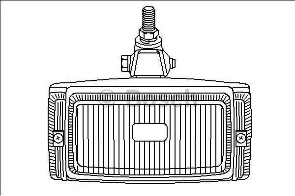 Фара противотуманная 0 305 406 901 BOSCH