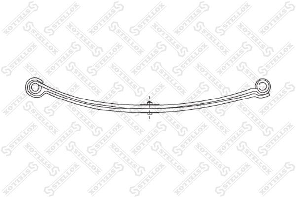 Рессора листовая 12-00074-SX STELLOX