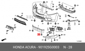Деталь 90192SG0003 HONDA