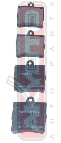 Колодки тормозные дисковые AKD-1319 AKYOTO