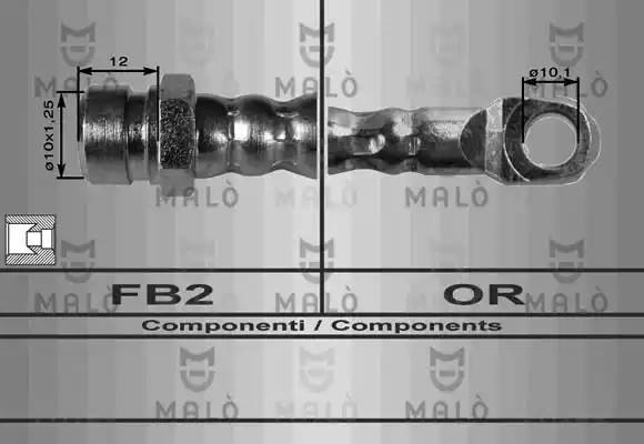 Тормозной шланг 8065 MALO