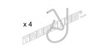 Комплектующие, колодки дискового тормоза KIT003 TRUSTING