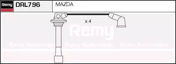 Ккомплект проводов зажигания DRL796 DELCO REMY