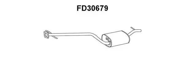 Предглушитель выхлопных газов FD30679 VENEPORTE