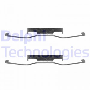 Комплектующие, колодки дискового тормоза LX0054 DELPHI