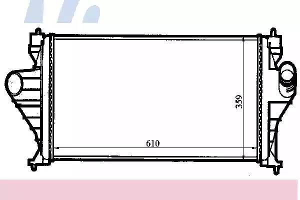 Интеркулер 96851 NISSENS