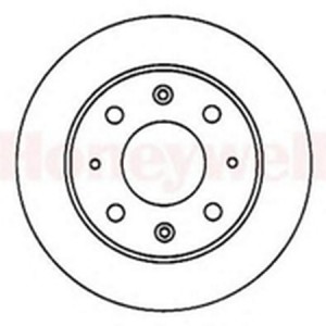 Тормозной диск 561338B BENDIX JURID
