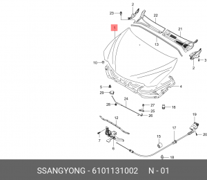 Деталь 6101131002 SSANG YONG
