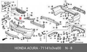 Деталь 71141S3VA00 HONDA