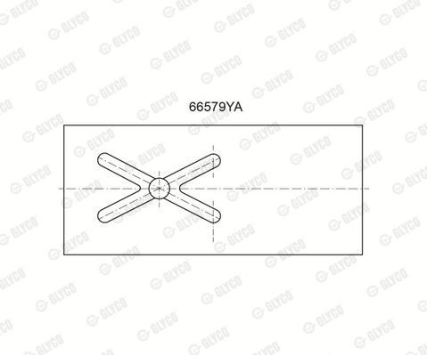 Подшипник 66579YA GLYCO