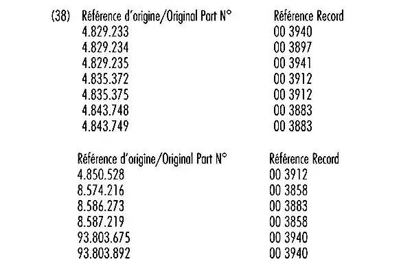 Амортизатор подвески 003858 RECORD FRANCE
