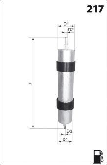 Топливный фильтр ELE6026 MECAFILTER