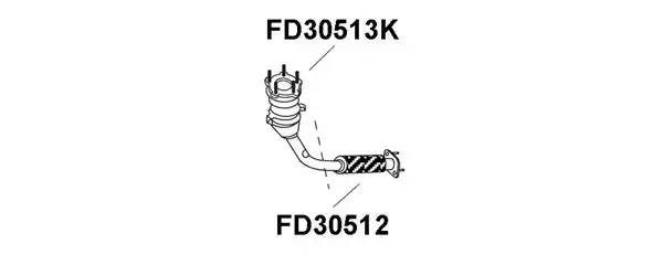 Выпускной трубопровод FD30512 VENEPORTE
