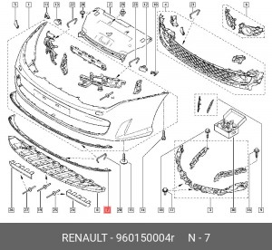 Деталь 960150004R RENAULT