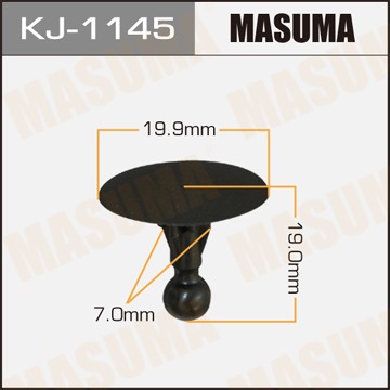 Клипса крепежная KJ1145 MASUMA