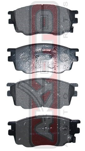 Колодки тормозные дисковые AKD-5483 AKYOTO