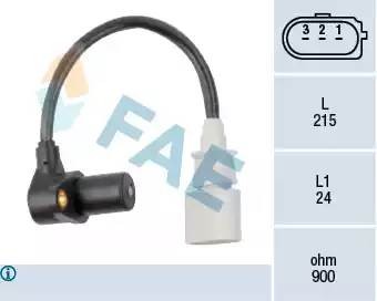 Датчик частоты вращения, управление двигателем 79048 FAE