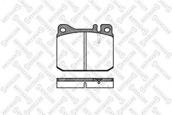 Колодки тормозные дисковые 021-020-SX STELLOX