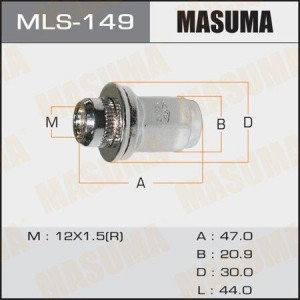 Гайка крепления колеса MLS-149 MASUMA