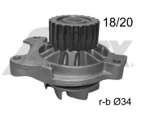 Насос - помпа системы охлаждения ДВС 9274R AIRTEX
