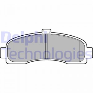Комплект тормозных колодок, диско LP779 DELPHI