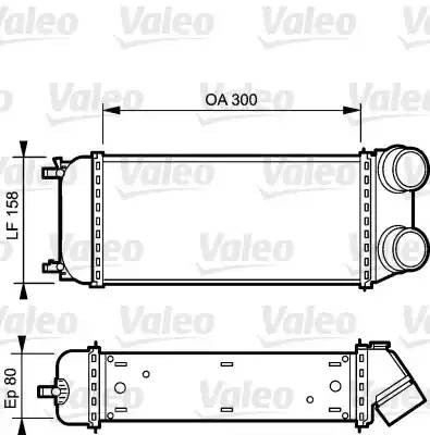 Интеркулер 818822 VALEO PHC