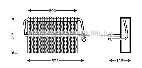 Испаритель, кондиционер MSV325 AVA