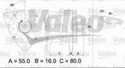 Генератор 436627 VALEO PHC