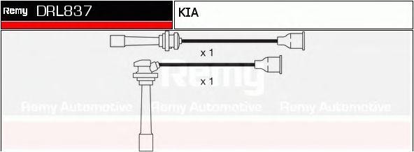 Ккомплект проводов зажигания DRL837 DELCO REMY