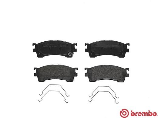 Комплект тормозных колодок, диско P49023 BREMBO