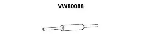 Предглушитель выхлопных газов VW80088 VENEPORTE