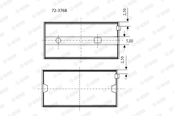 Подшипник 72-3768 GLYCO