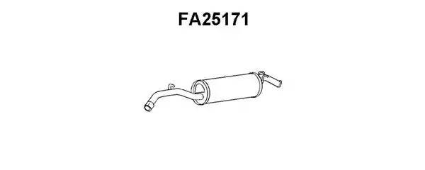 Глушитель выхлопных газов конечный FA25171 VENEPORTE