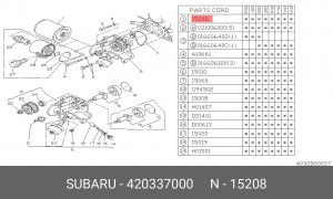 Масляный фильтр 42033-7000 SUBARU