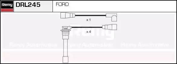 Ккомплект проводов зажигания DRL245 DELCO REMY