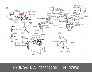 Болт крепления 9783022001 HYUNDAI KIA