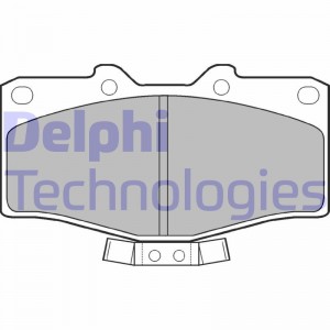 Комплект тормозных колодок, диско LP951 DELPHI