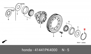 Деталь 41441PK4000 HONDA