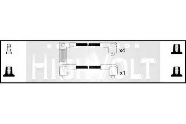 Ккомплект проводов зажигания OEF213 STANDARD