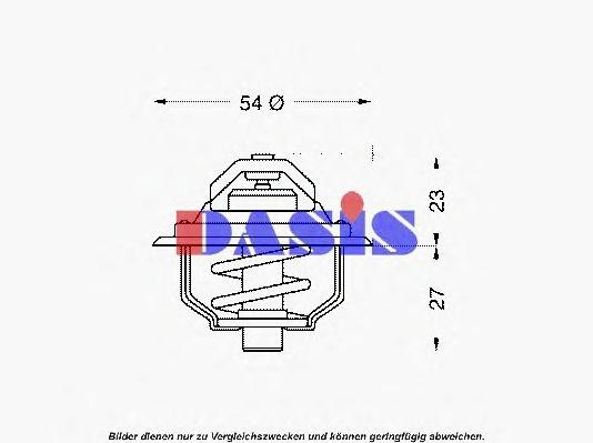 Термостат, охлаждающая жидкость 750075N AKS DASIS