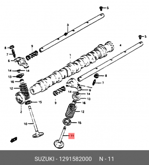 Выпускной клапан 12915-82000 SUZUKI