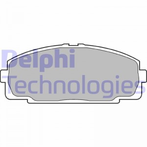 Комплект тормозных колодок, диско LP989 DELPHI