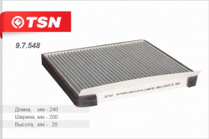 Фильтр салона 97548 TSN