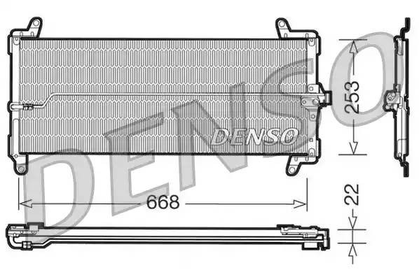 Конденсатор, кондиционер DCN09001 DENSO