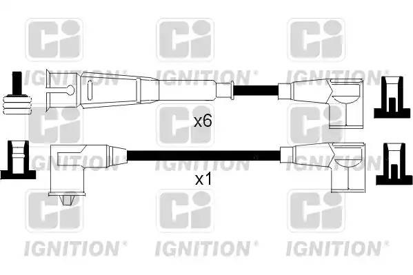 Ккомплект проводов зажигания XC830 QUINTON HAZELL