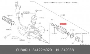 Деталь 34122TA020 SUBARU