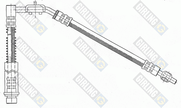 Тормозной шланг 9004257 GIRLING