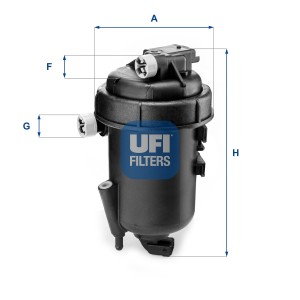 Топливный фильтр 55.179.00 UFI